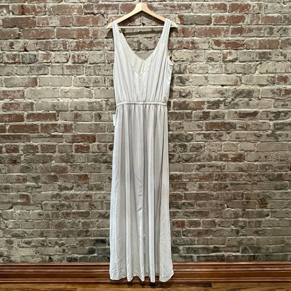 NEW Show Me Your Mumu Kendall‎ Maxi Dress Show Me The Ring Crisp Beige Size XL - Picture 8 of 12